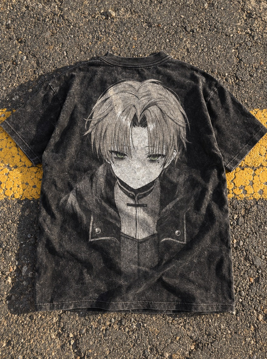 Verdant Hood – T-Shirt – flat-lay | Mushoku Tensei