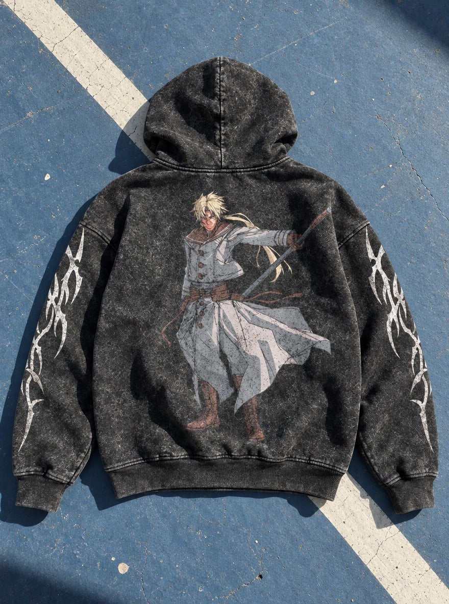 Wandering Sage – Hoodie – flat-lay | Mushoku Tensei