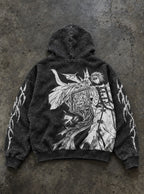 Winged Tome – Hoodie – flat-lay | Mushoku Tensei