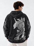 Winged Tome – Hoodie – model shot | Mushoku Tensei