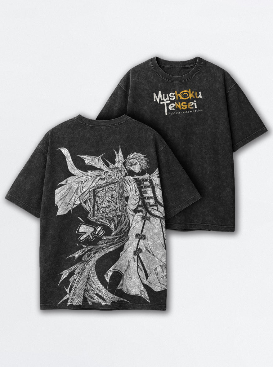 Winged Tome – T-Shirt – mockup | Mushoku Tensei