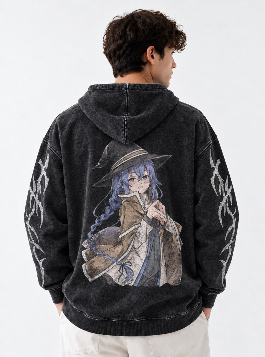 Witch's Grin – Hoodie – model shot | Mushoku Tensei