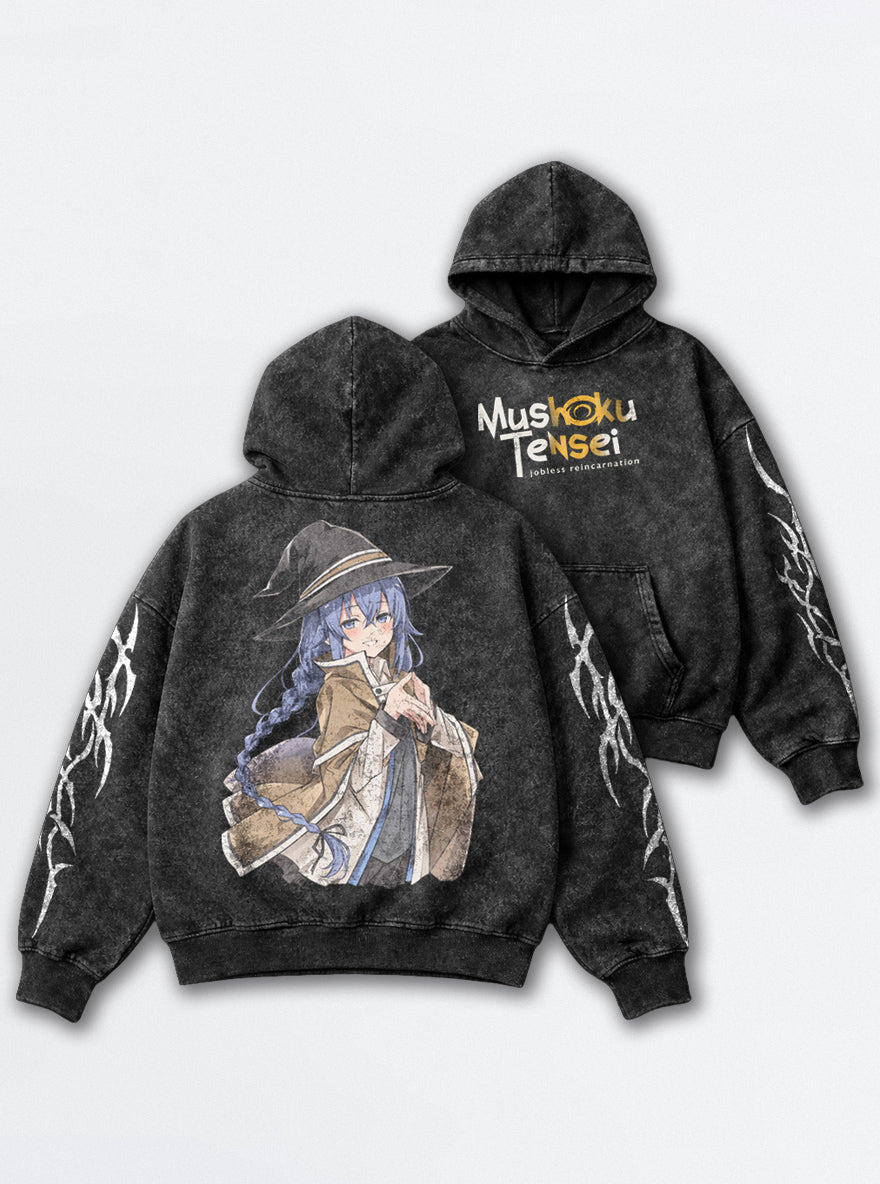 Witch's Grin – Hoodie – mockup | Mushoku Tensei