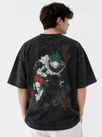 Deku Full Cowl – T-Shirt – model shot | My Hero Academia