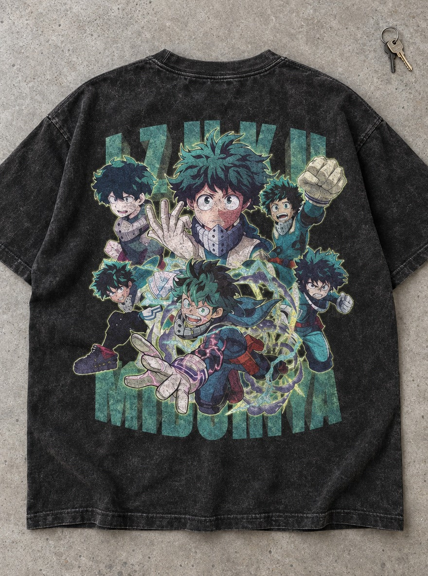 Izuku Midoriya – T-Shirt – flat-lay | My Hero Academia