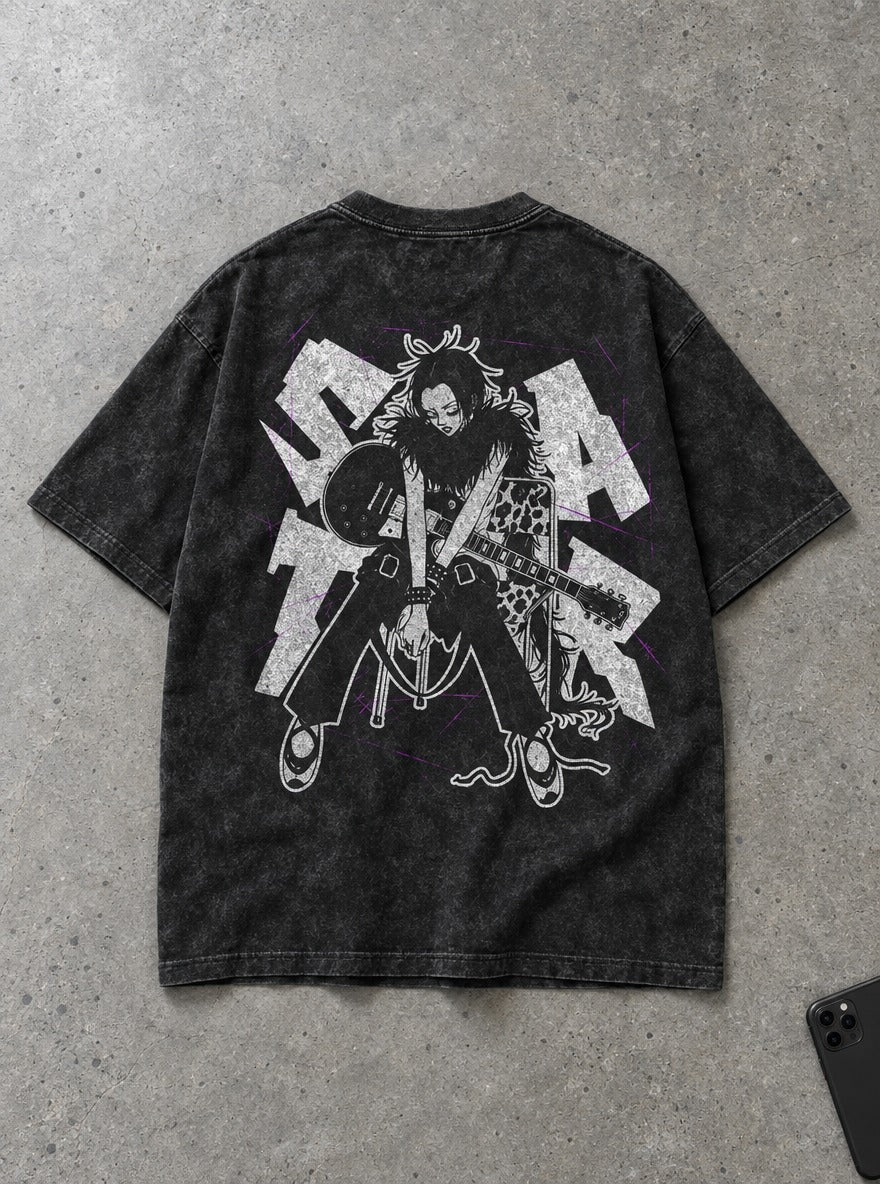 Guitar Slouch – T-Shirt – flat-lay | Nana