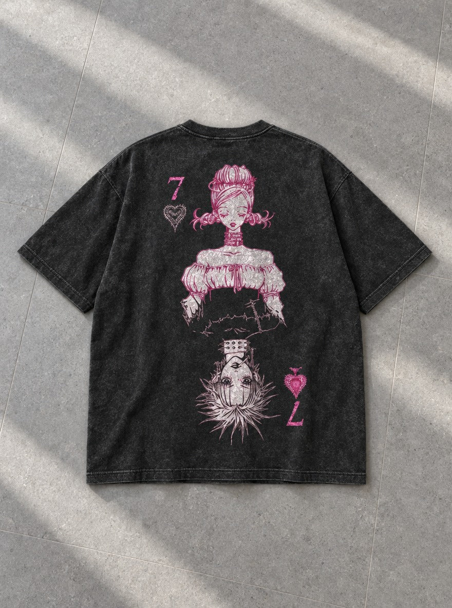 Mirrored Chains – T-Shirt – flat-lay | Nana