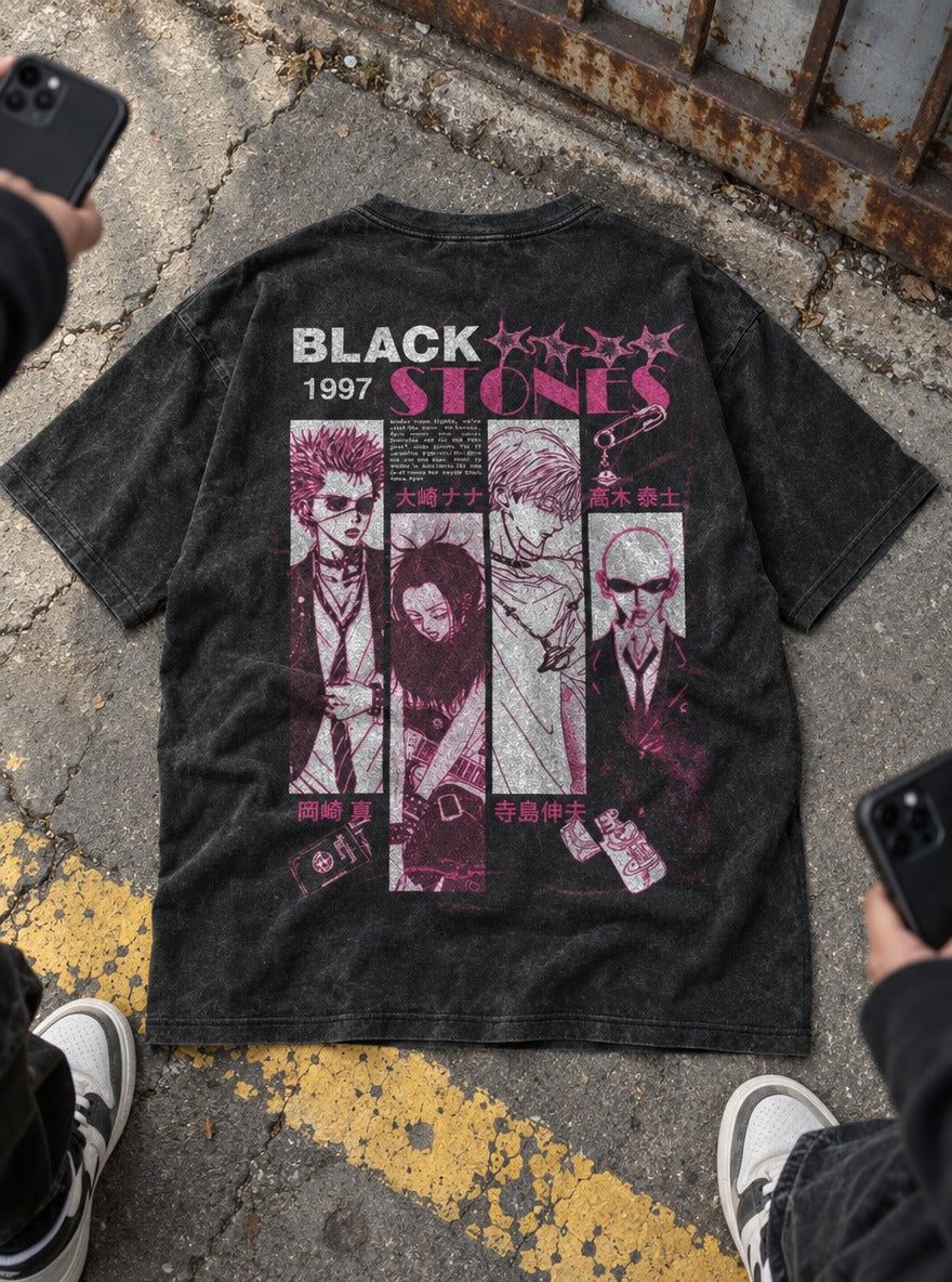 Stone Quartet – T-Shirt – flat-lay | Nana