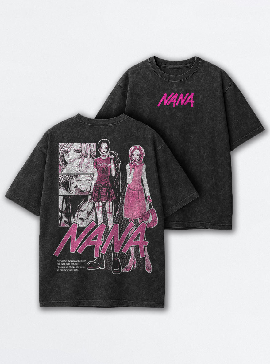 Twin Contrast – T-Shirt – mockup | Nana