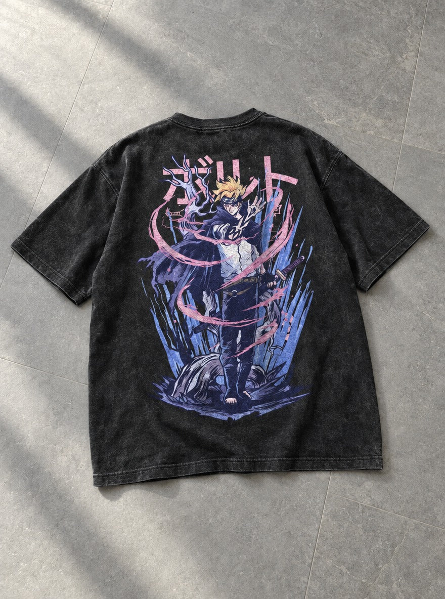Boruto Blue Vortex – T-Shirt – flat-lay | Naruto