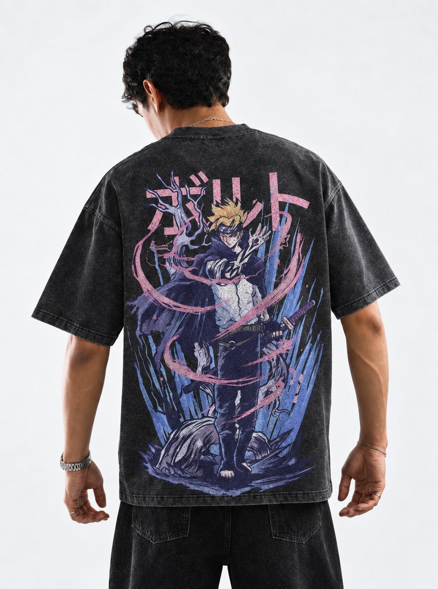 Boruto Blue Vortex – T-Shirt – model shot | Naruto