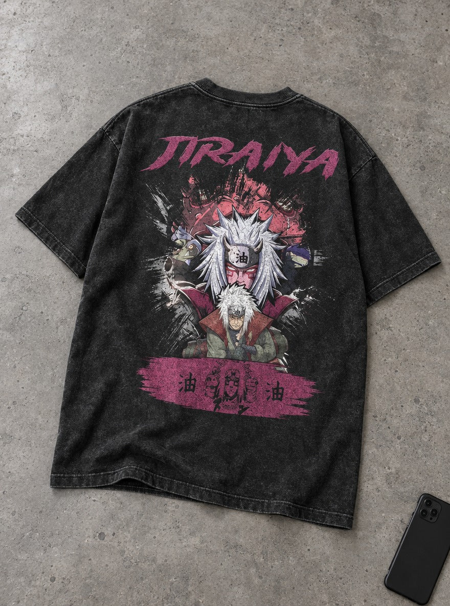Jiraiya Toad Sage – T-Shirt – flat-lay | Naruto
