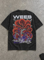 Kurama Unleashed – T-Shirt – flat-lay | Naruto