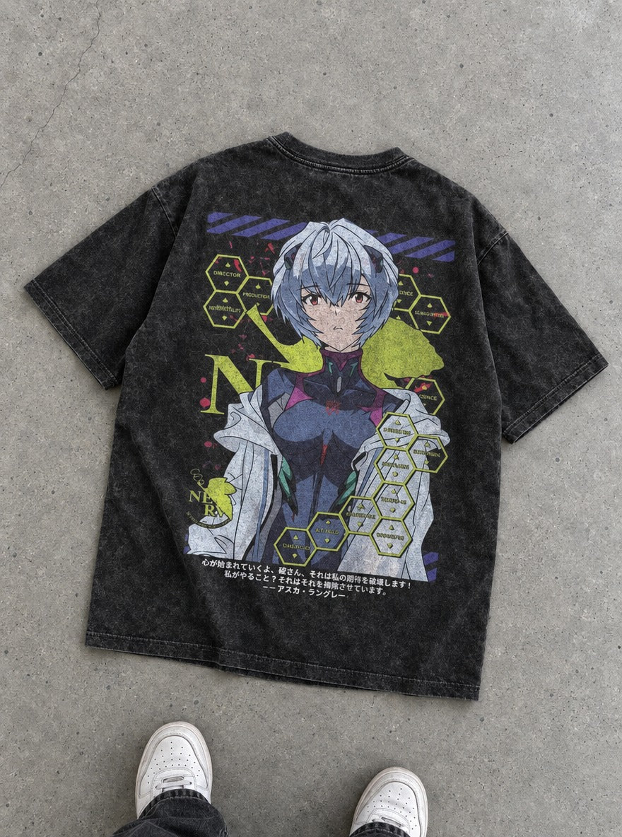Rei Plugsuit – T-Shirt – flat-lay | Neon Genesis Evangelion