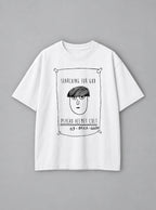 Psycho Helmet Cult – White Tee – mockup | Meme Tees