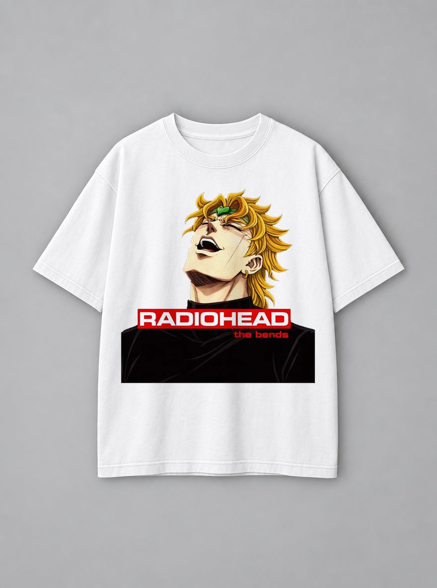 Radiohead – White Tee – mockup | Meme Tees
