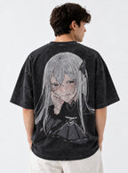 Butterfly Smirk – T-Shirt – model shot | Re Zero