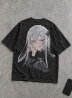 Butterfly Smirk – T-Shirt – flat-lay | Re Zero