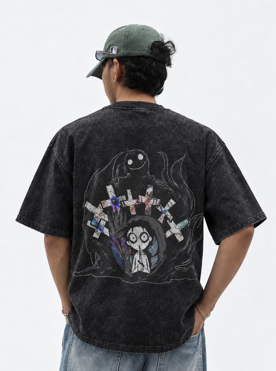 Grinning Shadow – T-Shirt – model shot | Re Zero