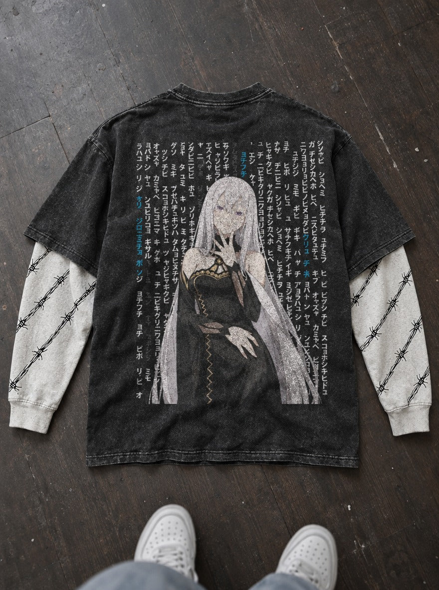Obsidian Muse – Double Sleeves – flat-lay | Re Zero