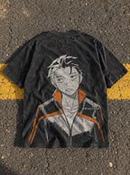 Orange Stripe – T-Shirt – flat-lay | Re Zero