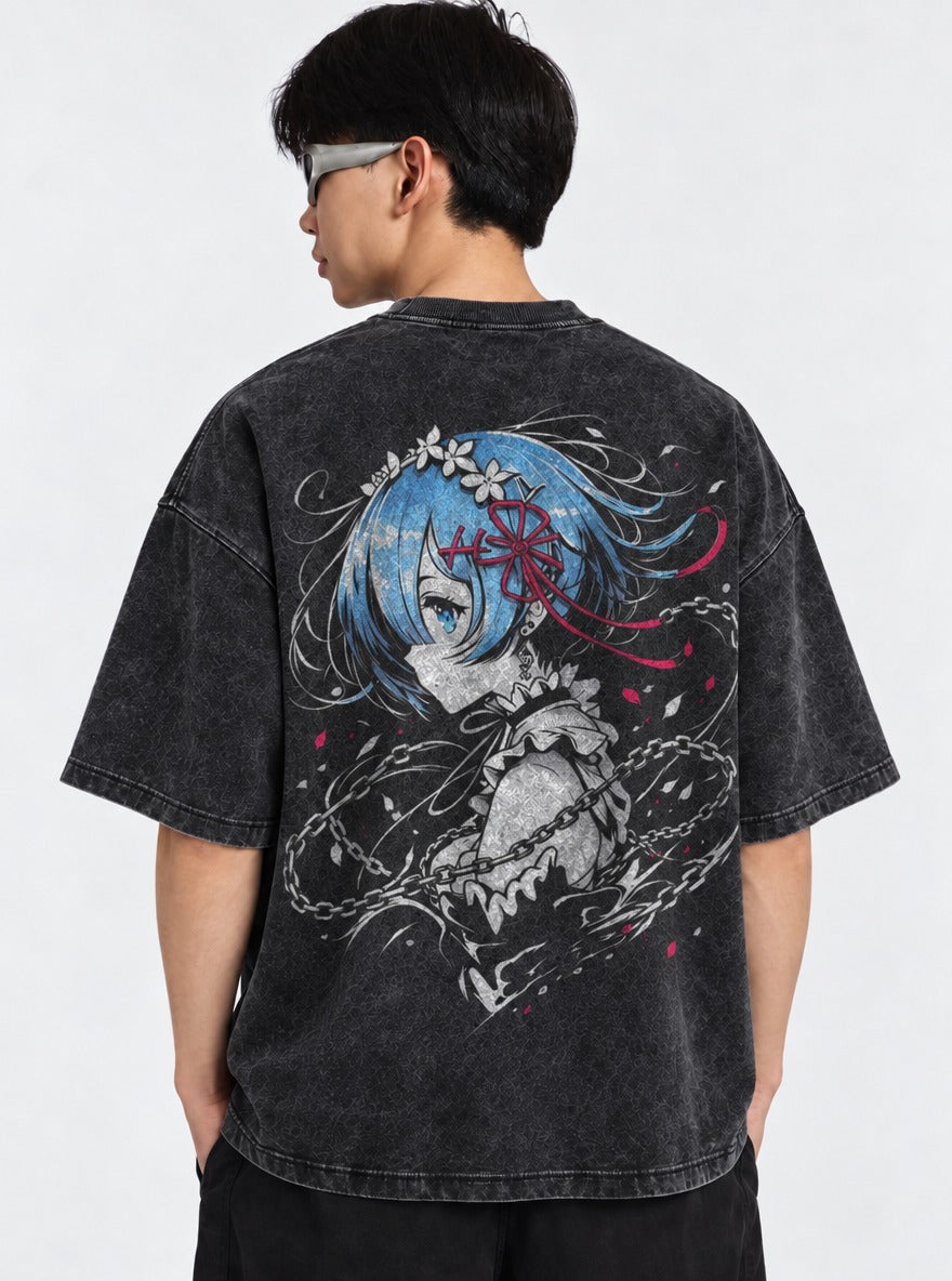 Petal Chains – T-Shirt – model shot | Re Zero