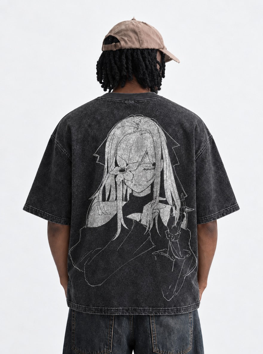 Petal Veil – T-Shirt – model shot | Re Zero
