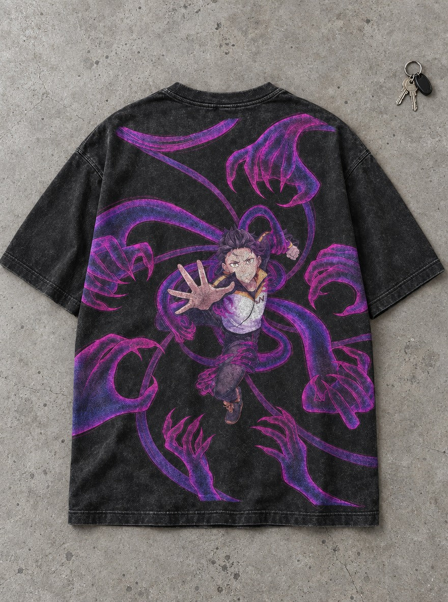 Shadow Lunge – T-Shirt – flat-lay | Re Zero