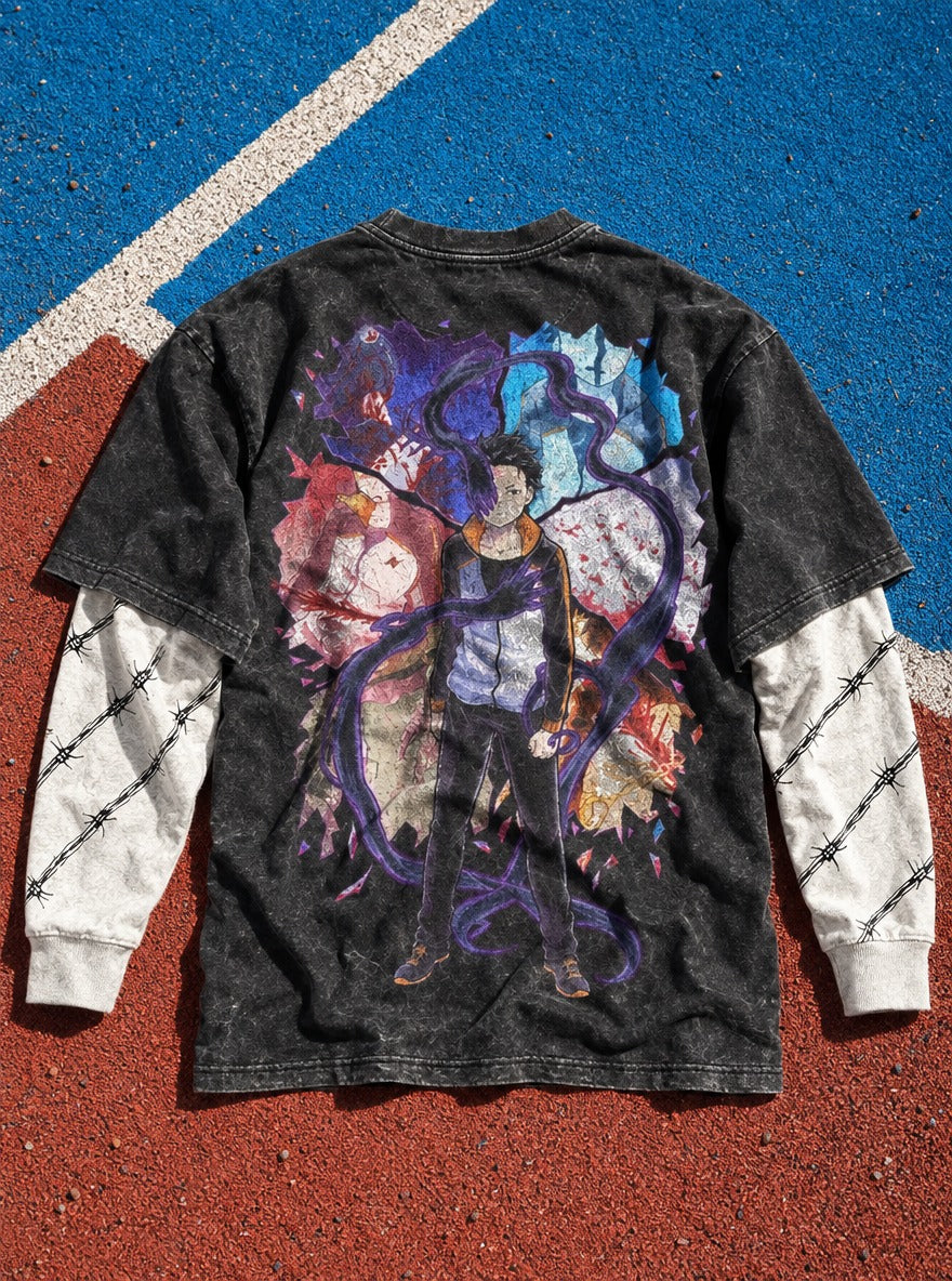 Shattered Tendrils – Double Sleeves – flat-lay | Re Zero