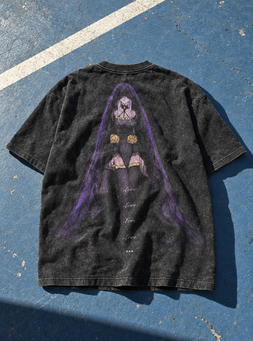 Veiled Rose – T-Shirt – flat-lay | Re Zero