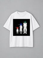 S M L – White Tee – mockup | Meme Tees