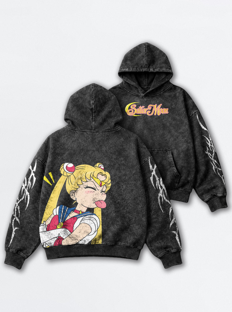 Cheeky Pose – Hoodie – mockup | Sailor Moon
