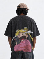 Crying Comfort – T-Shirt – model shot | Sailor Moon