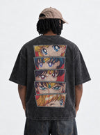 Gilded Panels – T-Shirt – model shot | Sailor Moon