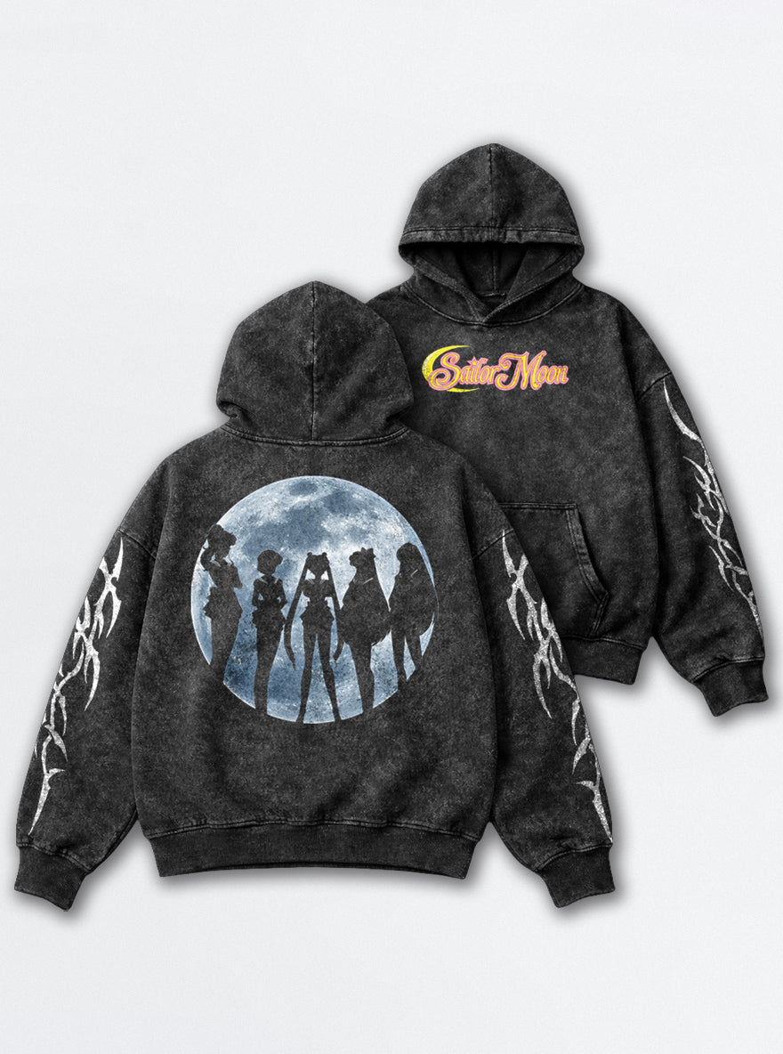 Moonlit Five – Hoodie – mockup | Sailor Moon