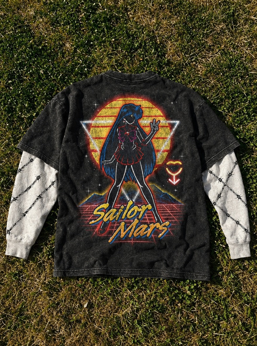 Scarlet Flame – Double Sleeves – flat-lay | Sailor Moon