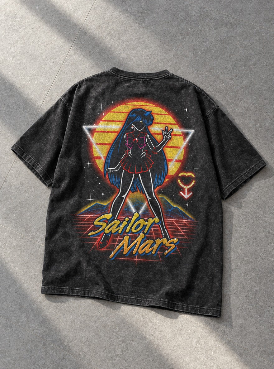 Scarlet Flame – T-Shirt – flat-lay | Sailor Moon
