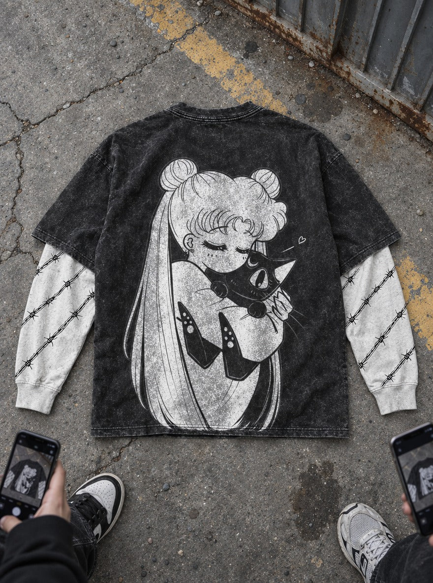 Tender Embrace – Double Sleeves – flat-lay | Sailor Moon