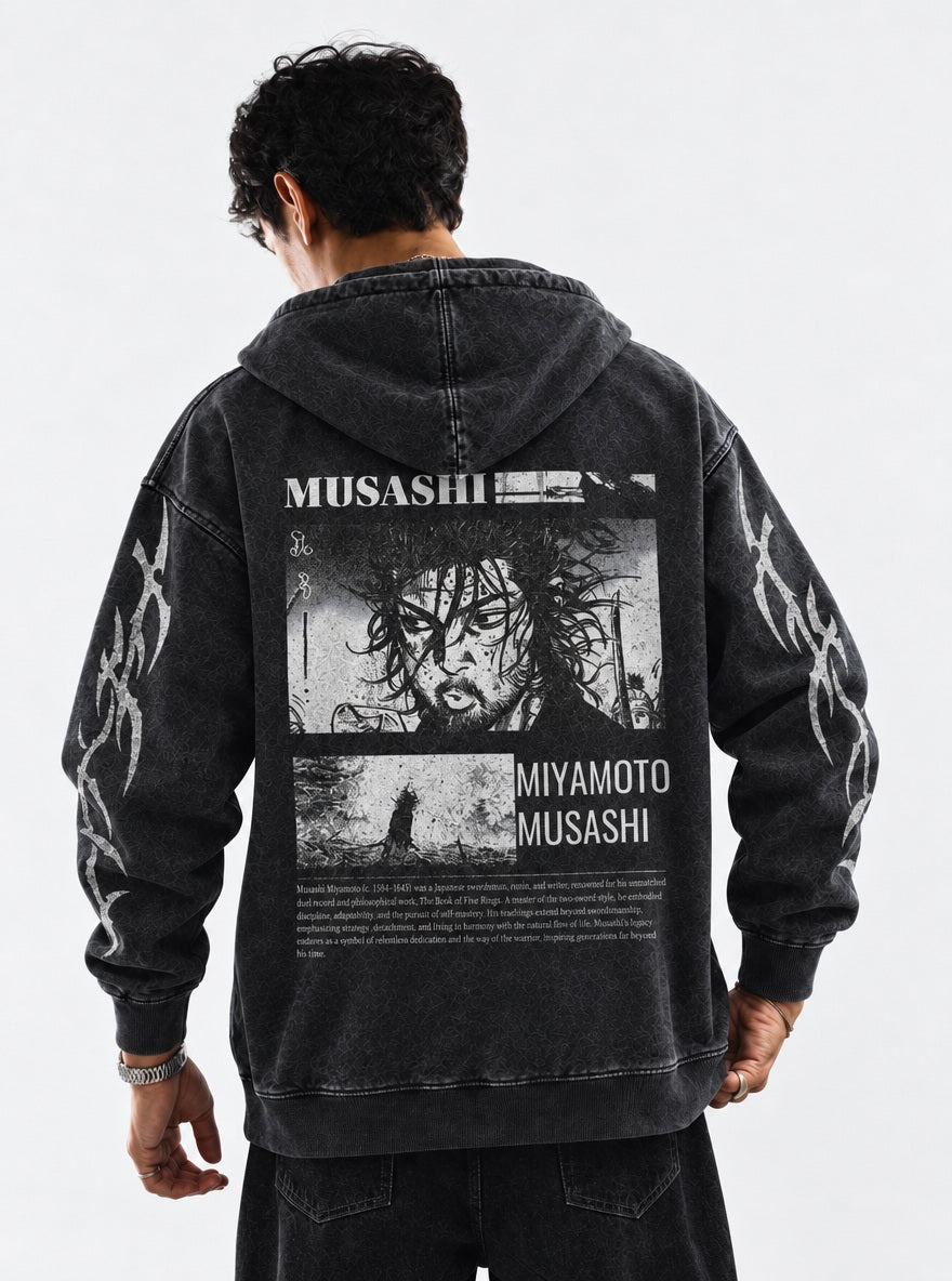 Musashi Bio – Hoodie – model shot | Vagabond