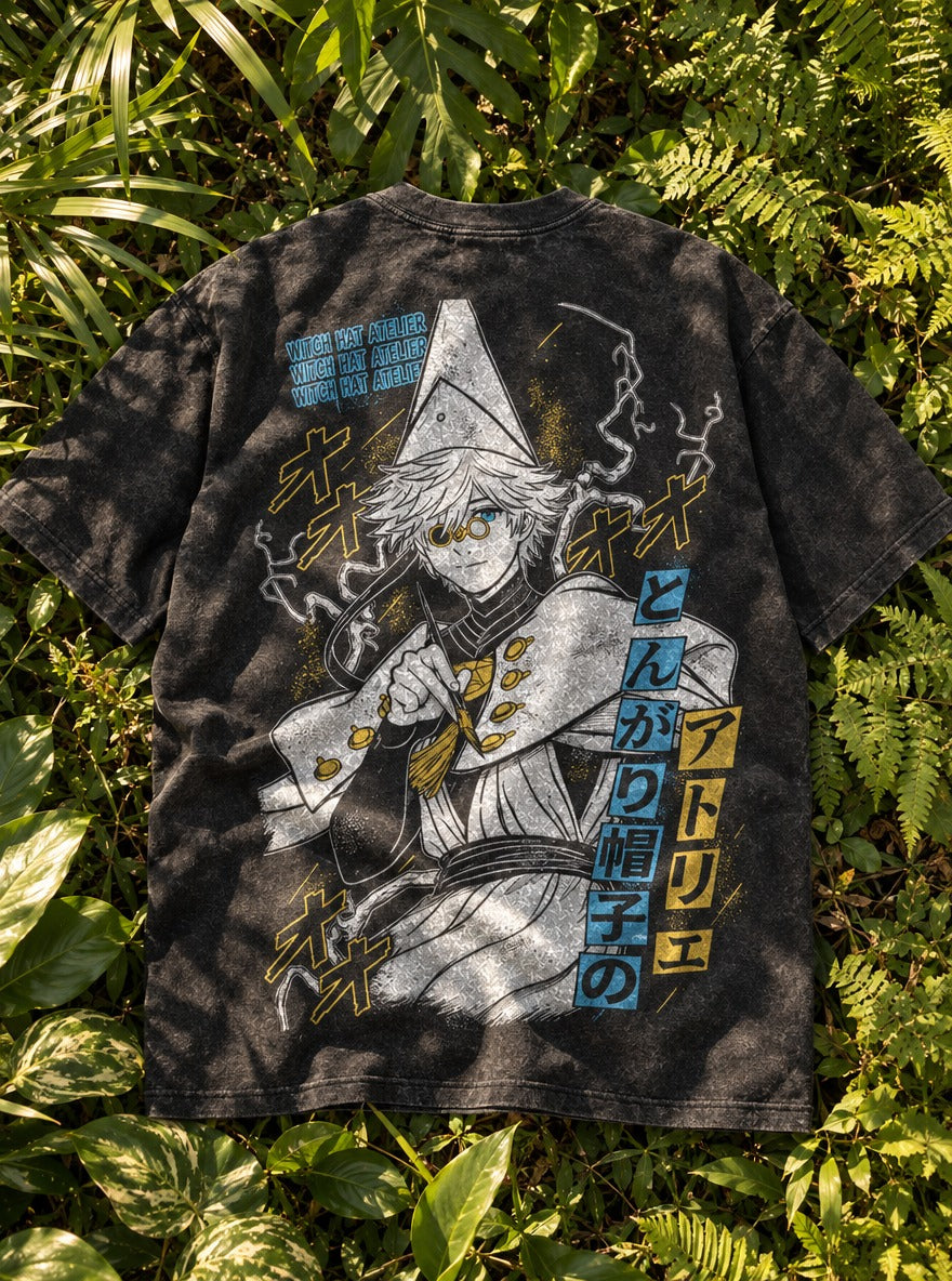 Inkspell Sketch – T-Shirt – flat-lay | Witch Hat Atelier
