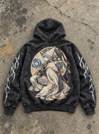 Lunar Grimoire – Hoodie – flat-lay | Witch Hat Atelier