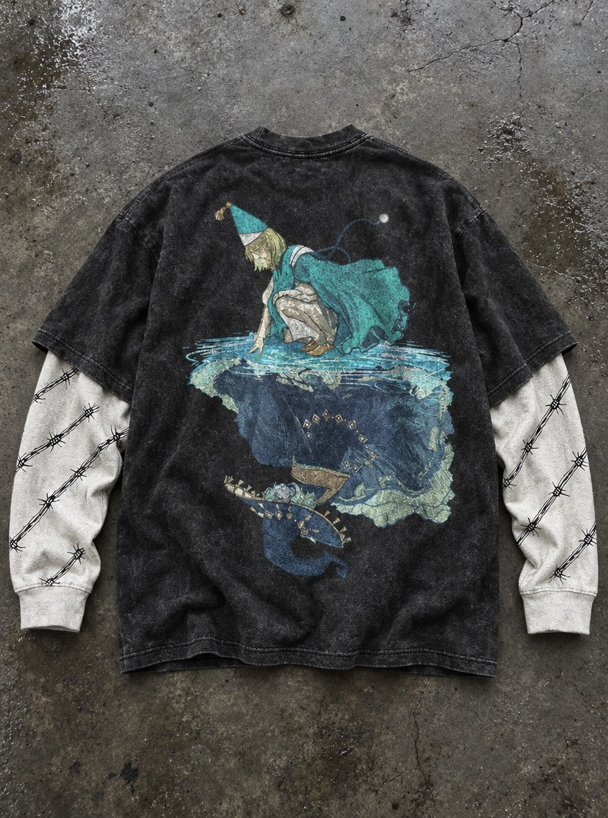 Reflected Witch – Double Sleeves – flat-lay | Witch Hat Atelier