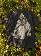 Silver Cloak – T-Shirt – flat-lay | Witch Hat Atelier