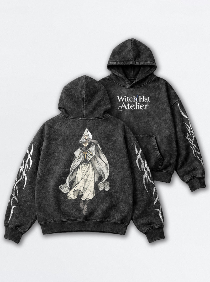 Silver Cloak – Hoodie – mockup | Witch Hat Atelier
