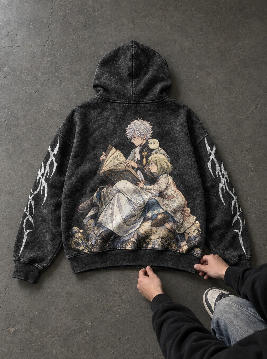 Stonebound Study – Hoodie – flat-lay | Witch Hat Atelier