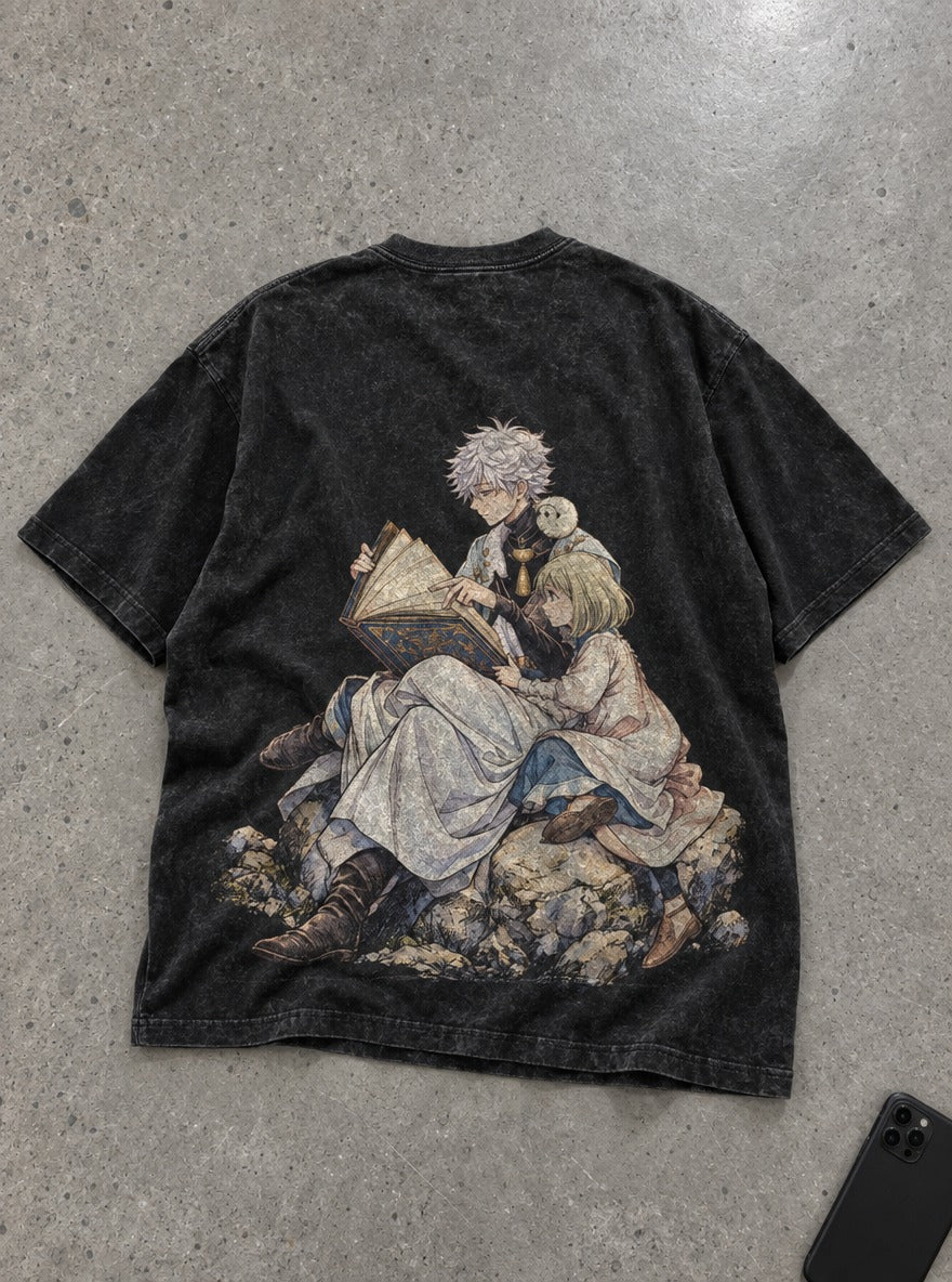 Stonebound Study – T-Shirt – flat-lay | Witch Hat Atelier