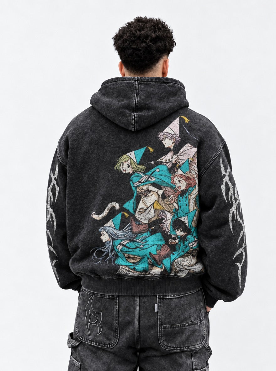 Teal Cadre – Hoodie – model shot | Witch Hat Atelier