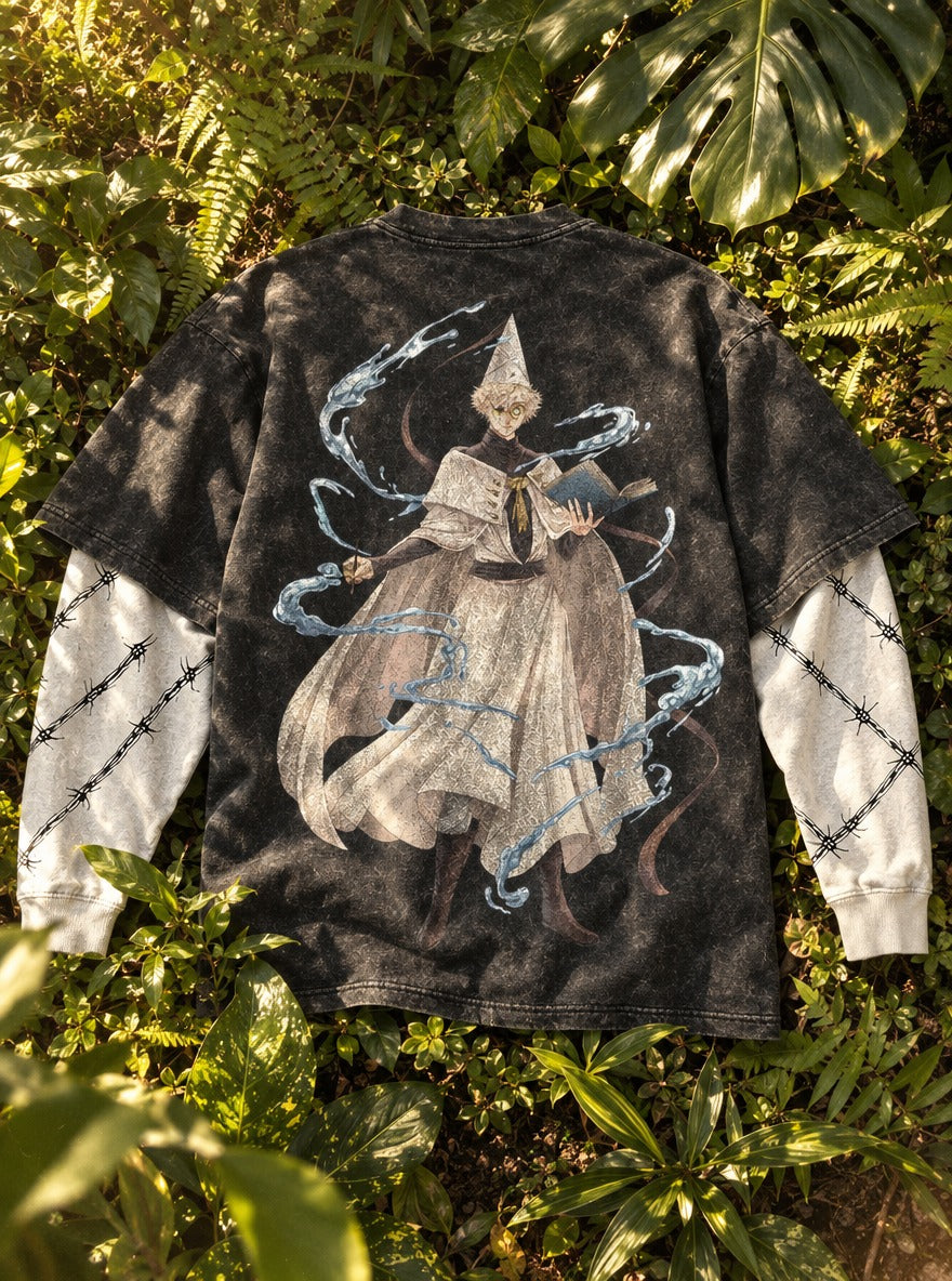 Tidal Scholar – Double Sleeves – flat-lay | Witch Hat Atelier