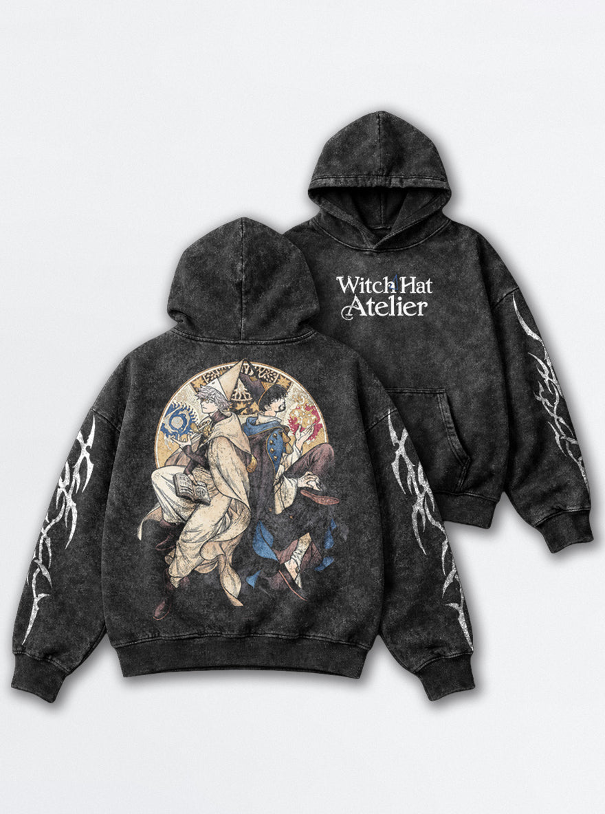 Twin Sigils – Hoodie – mockup | Witch Hat Atelier