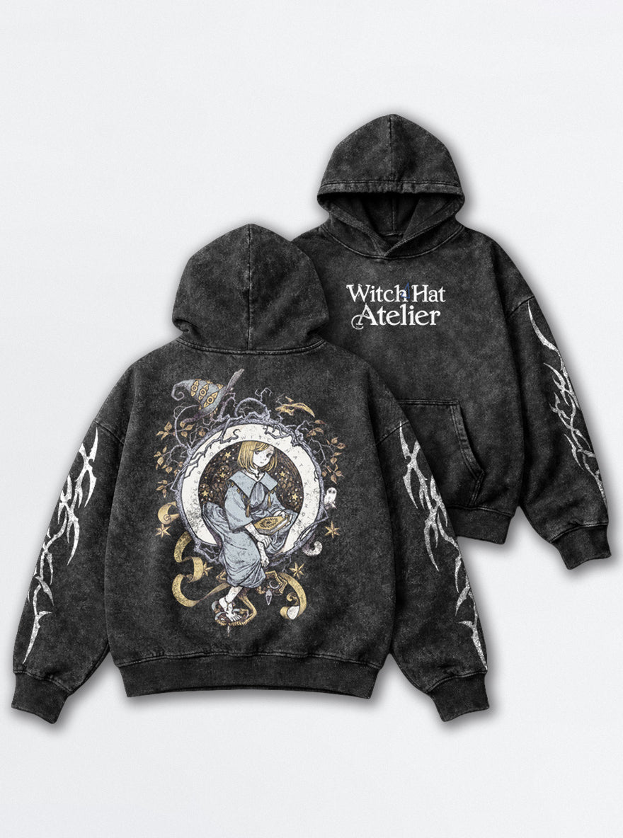 Wreathbound Witch – Hoodie – mockup | Witch Hat Atelier